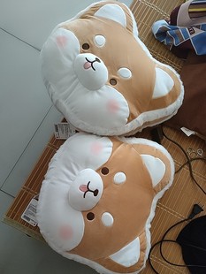 miniso名创优品趣味阿柴系列-萌趣抱枕柔软宠物造型靠枕玩具可爱 原价
