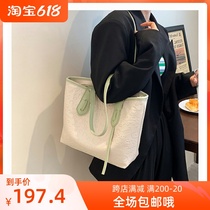 Japan ZD Package Womens Large Capacity 2021 New Autumn Winter Single Shoulder Bag Advanced Texture Tote Bag