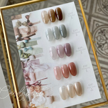 Japan Vetro China Qualifies III Satin with Silk New Ice Naked Color Small Sleeve Tie Gel C10 Meryl Nail Polish