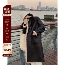 CC fur Gryffindor young new wool coat Merino fur one winter coat women