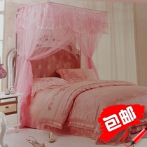 Fuyi A55 new stainless steel u type guide extension plus high floor mosquito net double bed Home Exploding Low Price