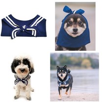 Blueport Pet with a shoulder spat towel with small cloister pooch dress cat dog general navy collar shawl slim