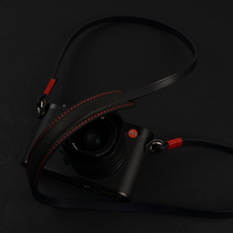 Handmade first layer cowhide Leica Sony Fuji Camera Strap Retro Micro Single Leather shoulder strap SLR lanyard