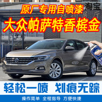Volkswagen Passat Champagne golden special car tonic lacquered pen car original car paint scratcher hand self-spray paint