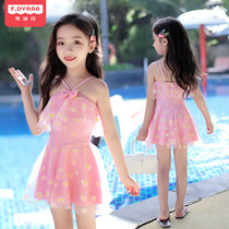 Children's swimsuit Girls Siamese Baby Cute Girl Qiqi 2022 New Xiaoxiao Adolescent Summer Swimsuit