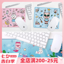 PINKLULU mouse pad Oversized game gaming table pad Office cute cartoon computer notebook keyboard pad