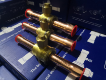 Cold storage Air Conditioning Refrigeration ball valve central air conditioning straight-through welding copper ball valve spherical globe valve 35mm welding joint