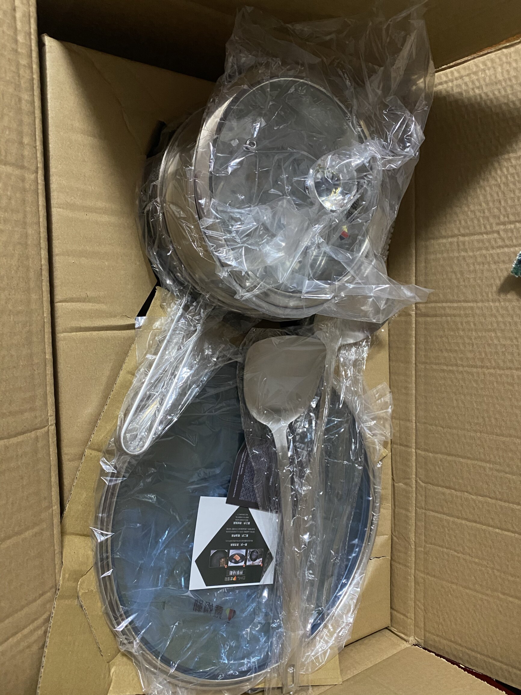 戴姆勒5d镭射钻石炒锅316l不锈钢锅不粘锅家用炒菜锅少油烟32cm