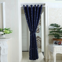 Fabric door curtain household simple screen partition fitting room blackout fitting room blackout bedroom living room windshield