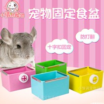 Pet Food Basin Fixed Rabbit Supplies Food Kit Dragon Cat Dutch Pig Anti-Turn Eating Bowl Feeding Bowl Rabbit Grass Rack