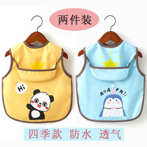 next like summer children's food waterproof dirty sleeveless rice hoods baby boys and girls overcoat summer thin