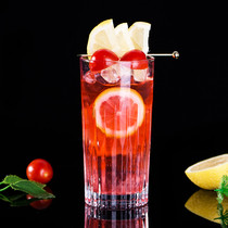 Vertical strip sword pattern cocktail cup pattern gold and tonic Cup mogito Cup Colin Cup long drinking cup striped straight Cup