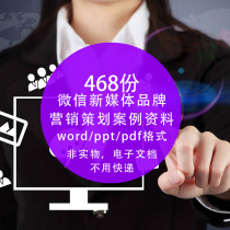 Website Public account Marketing planning Operation activities New media Brand cosmetics Community word program data