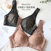 W114 big chest small export South Korea Yaxi soft cup comfortable without steel ring does not fall shoulder womens underwear bra