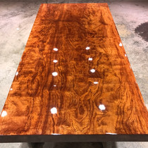 Size: 186-91-10 bar flower large board solid wood log red wood tea table tea desk desk owner office table