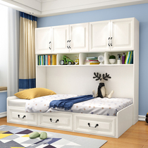 Nordic Living Room Sofa Bed tatami Book room High case storage Bed Linen Bed Linen Bed drawers Tap meters