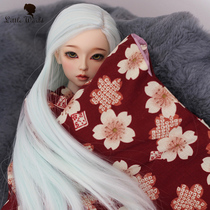 BJD SD three points men and women uncle high temperature silk mint medium point ancient wind wig hair spot LittleWorldBJD