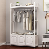 Wrought iron coat rack Floor-to-ceiling bedroom door wardrobe Nordic household hanger Living room shelf hanger simple