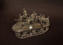 1:35 resin soldiers without car 14 person serial number 764