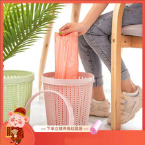 Self-smoking garbage bag trash can with automatic bag multi-function lazy home convenient hygiene creative Net Red