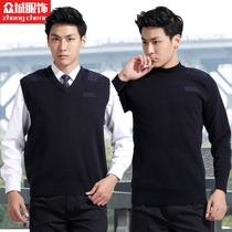 Tibet Yellow Winter Sweater V-collar Lifted Sweater Unit Linked Round-style Vest