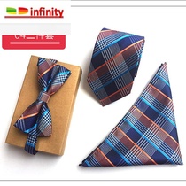 Bow Tie neck tie necktie hanky Square Pocket men suit 3 sets