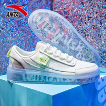 Ann Stepping Joint Board Shoes Mens Shoes 2022 New Official Web Flagship Trendy Jelly Transparent Bottom Fashion Sports Shoes
