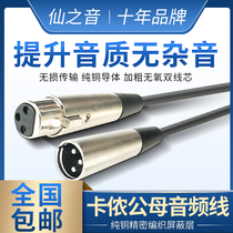Canon cable Professional XLR cable Male-to-female mixer microphone Microphone amplifier cable Audio cable Lotus cable