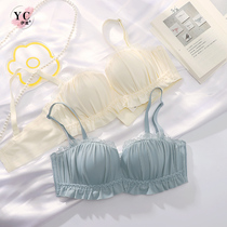 Yechul underwear womens small breasts gather without steel ring small chest on the big sexy bra womens bra set thick