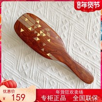 Tan Carpenter counter gift box lacquer art hair comb Venus natural wood comb airbag massage comb birthday gift
