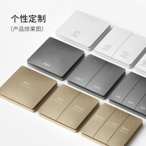 LP Switch Door Laser Engraving Laser Engraving Machining Service Name-plate Customized Gift Logo Printing