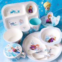 Essa Princess Bowl Girl Elsa Children Bowl with Essa to eat a bowl of Essar dishmelamine Aissa tableware