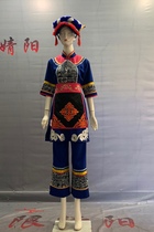 2021 new Yi people July Fire to put the festivals seven colorful big swing skirts to the costume minority dance performance suit