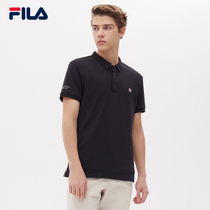 FILA Phila Le official mens short sleeve polo shirt 2021 autumn new fashion simple sports short sleeve men