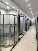 Shower room glass shower room bathroom partition glass partition Z home straight hair D price 248 yuan ping more than 300 models