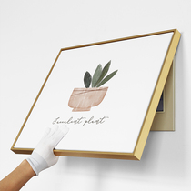 Distribution switch box decorative painting meter box restaurant shielding indoor perforated box hanging object hanging object-free multimedia box