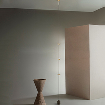 Minima Living Room Aisle Background Wall Floor Lamp Sofa Next To Designer Creative Bedroom Bedside Chandeliers Superior