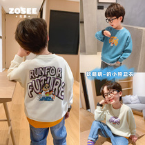 Left west children's sweatshirt autumn children's t-shirt fashion brand big children spring and autumn 2022 new street fashion