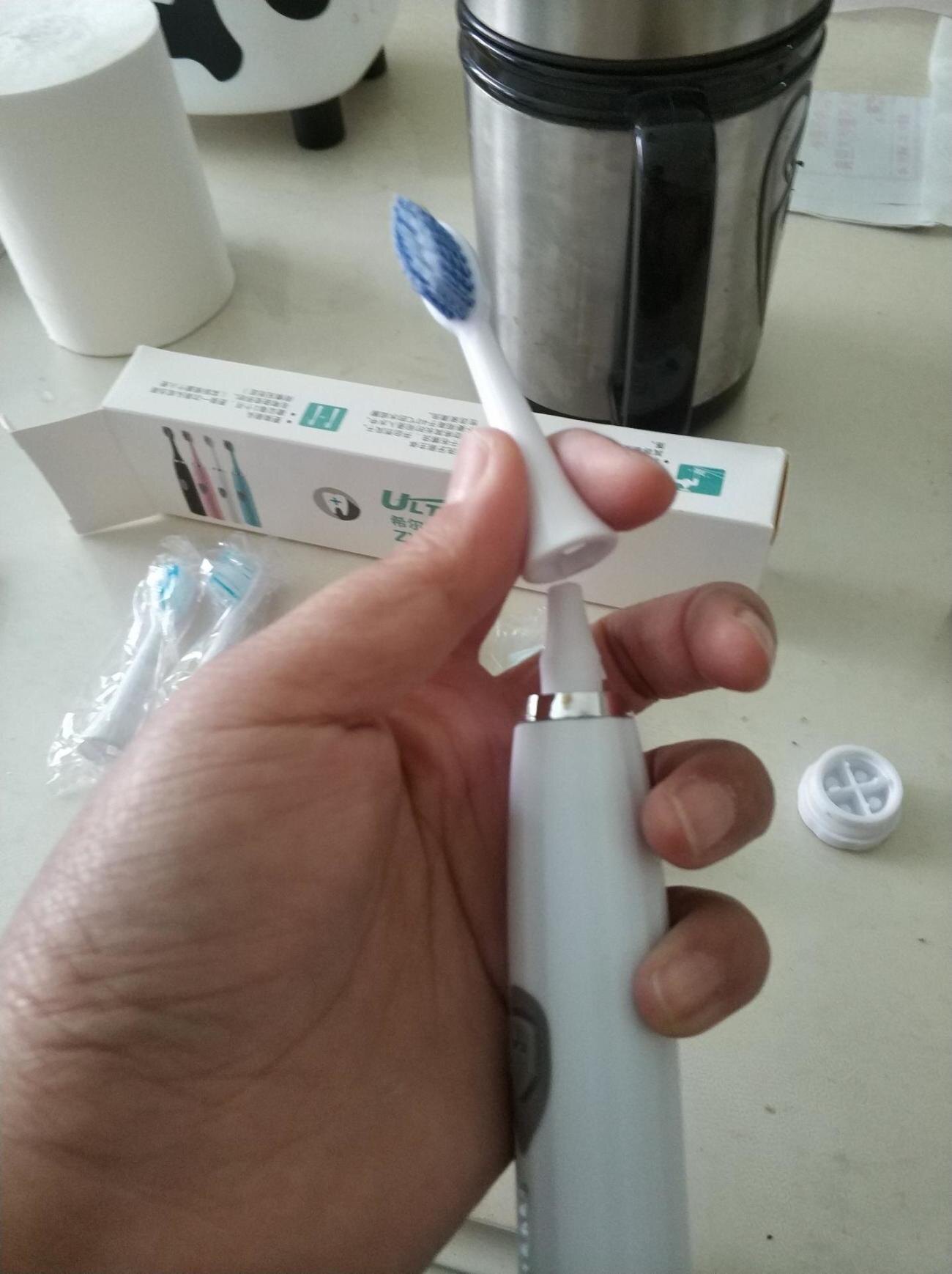 希尔顿电动牙刷成人家用情侣细毛充电式超声波防水自动ultradent