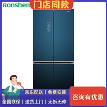 Ronshen sound BCD-505WKK1FPG cross door refrigerator four door variable frequency IDP double net