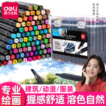 70800 mark pen set professional anime architectural painting specialty oily master double head 80 color flesh color 108 color student clothing design 1000 color full set