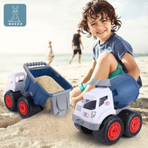 Beach Truck Toys Kids Excavator Baby Large Inertial Dump Truck Car Sand Excavation Engineering Vehicle Set