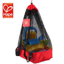 Hape Childrens toys Beach storage bag Beach net pocket Bathroom bath bag(no toys in the bag)