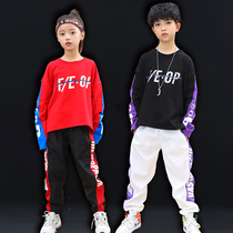 61 Childrens performance suit Girls jazz dance clothing trend hip-hop suit Boys hip-hop trend handsome dance suit