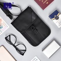 Passport holder ticket waterproof protective cover Multi-function wallet Travel storage anti-theft brush Shoulder crossbody document bag