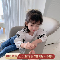 Girls shirt 2020 new autumn dress foreign style shirt long sleeve cotton top 721X