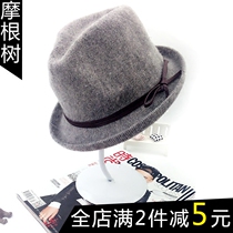 Autumn and Winter Childrens bowler hat boy gentleman jazz hat European and American style leisure warm girl fishermans hat fashion tide