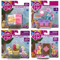 my little pony mini pony Polly Apple Orchard bed carriage table Festival Balloon scene set