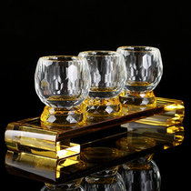 Yuantong Buddha with high feet of Crystal for the Cup for the Buddha Cup Great sorrow water supply cup in front of the Buddha to worship the holy water Cup tribute Cup ornaments