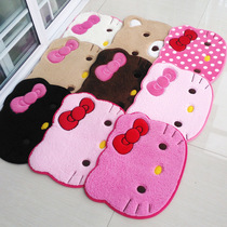 Cartoon childrens room mat floor mat bedroom door home Net red cushion cute girl heart bathroom water absorption